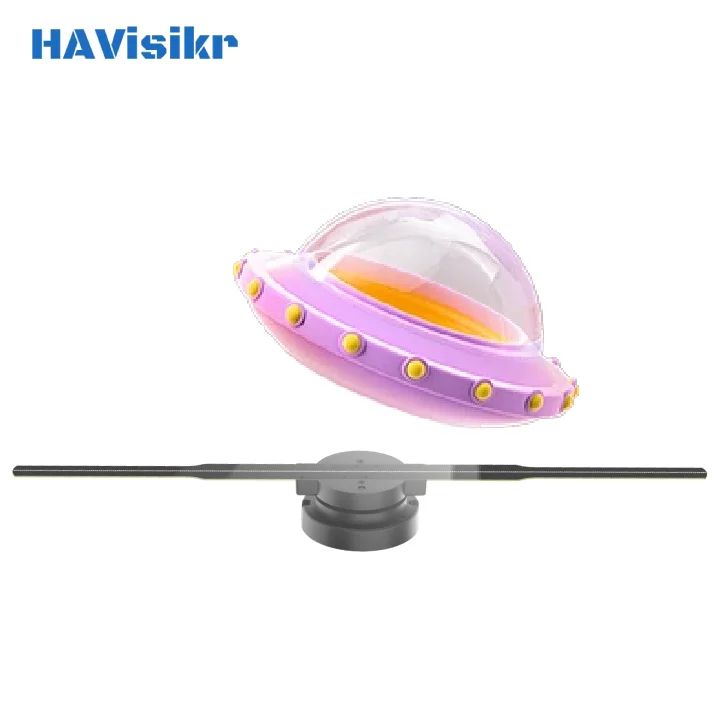 45cm Real-time Transmission 3D Stereo Levitation Holographic Instrument No Delay New Projection Technology Fan Screen