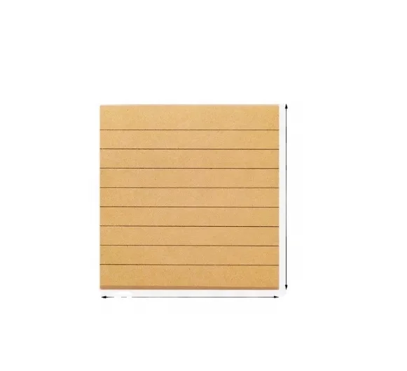 Kraft Paper Grid Tabs Sticky Notes Memo Pad Stationery Memo Pads Sheets Notepad Stationary Office Decoration Note Pad