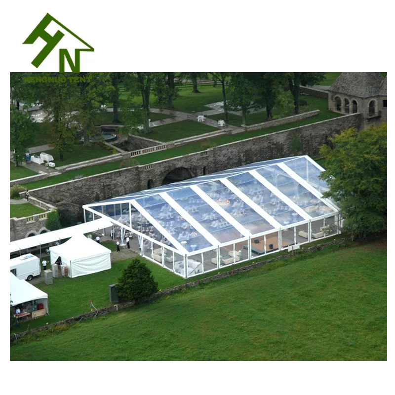 20 meter x 40 meter Clear Span Waterproof Restaurant Dining marquee tent for events