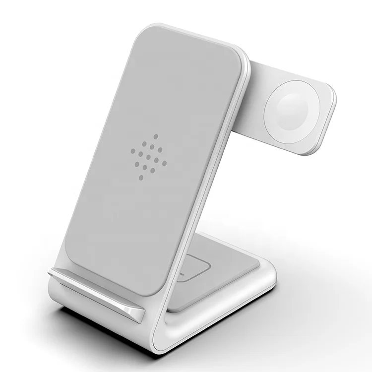 Беспроводная зарядная док-станция 3 в 1 для Apple Watch SE 6 5 4 3 2 и Airpods Pro