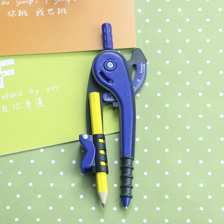 6 inch precision tool Student math geometric compass for geometry