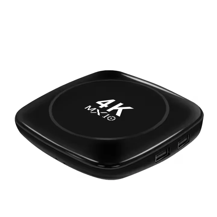 2024 MX10 4K Set Top Box 2.4/5G WIFI With BT voice Remote  S905L2 Smart Tvbox 13 Android Tv Box