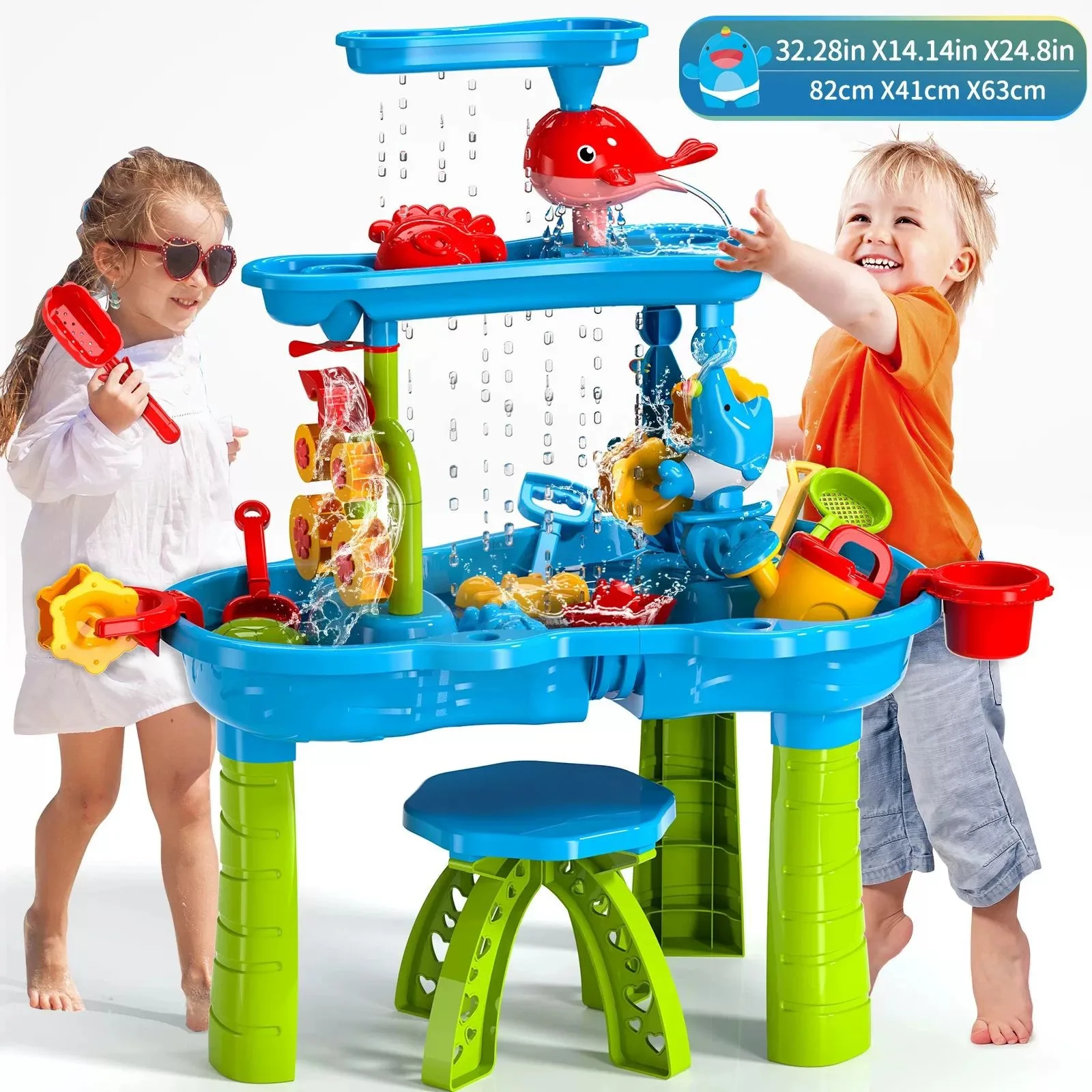 New Fashion Kids Beach Toy Summer Outdoor Garden Toy Sand And Water Play Table,Kids Water Tables,Water Table children toys