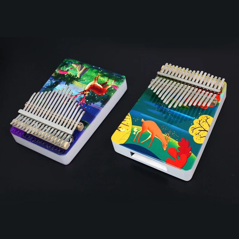 Wholesale price Custom 17 keys thumb piano Kalimba  Professional musical instruments Mbira for sale Factory Price