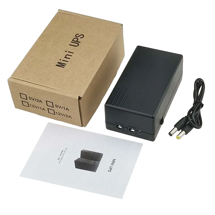 Портативный 6000 мАч Mini UPS 12 В/2A 3*2000 22 2 Вт · ч выходное литиевое бесперебойное питание для Ip-камеры светодиодный маршрутизатор