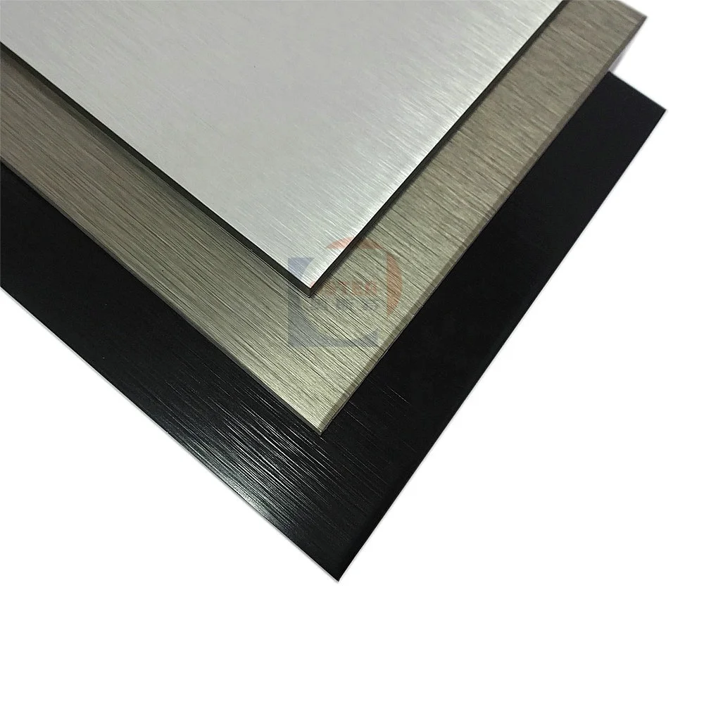 Silver Brush ACP Outdoor Aluminum Composite Panels for Exterior and Interior Concrete Cladding