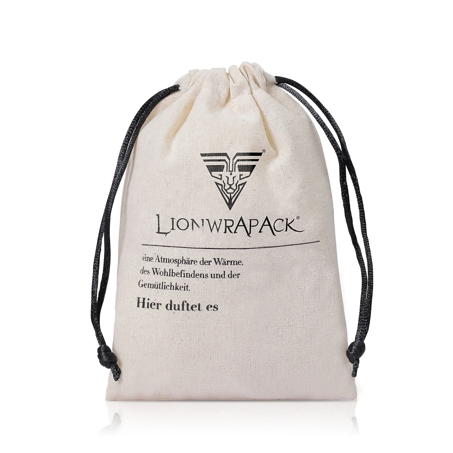 Custom Logo Organic Cotton Jewelry Gift Drawstring Pouch Bag With Logo