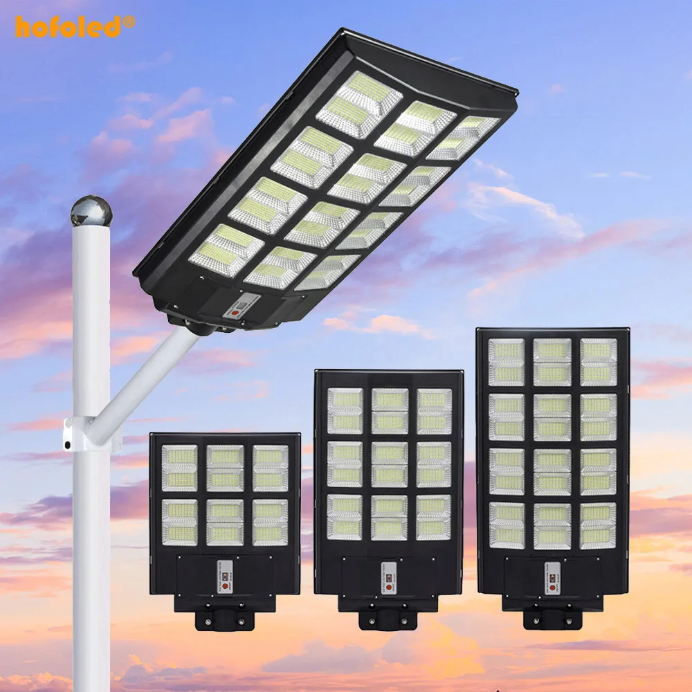Super Bright Outdoor Lighting Motion Sensor Waterproof Outdoor Solar Garden Lamp IP65 Street Light with Remote Control