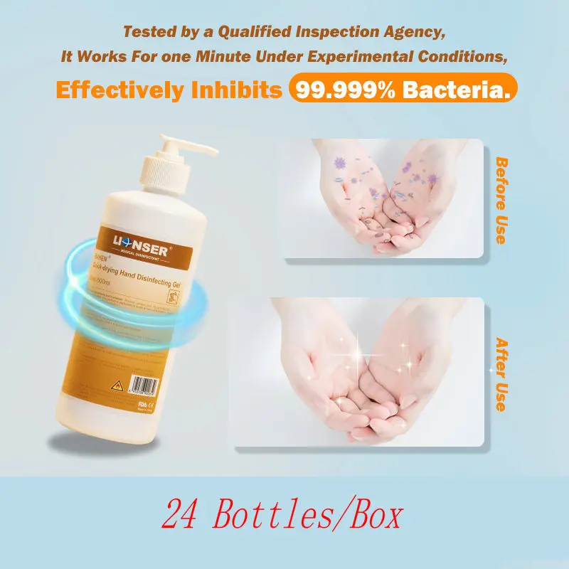 LIONSER 75% alcohol antibacterial Quick-dry Rinse-free antibacterial  cif disinfectant Sanitizing Disinfectant Antiseptic Liquid