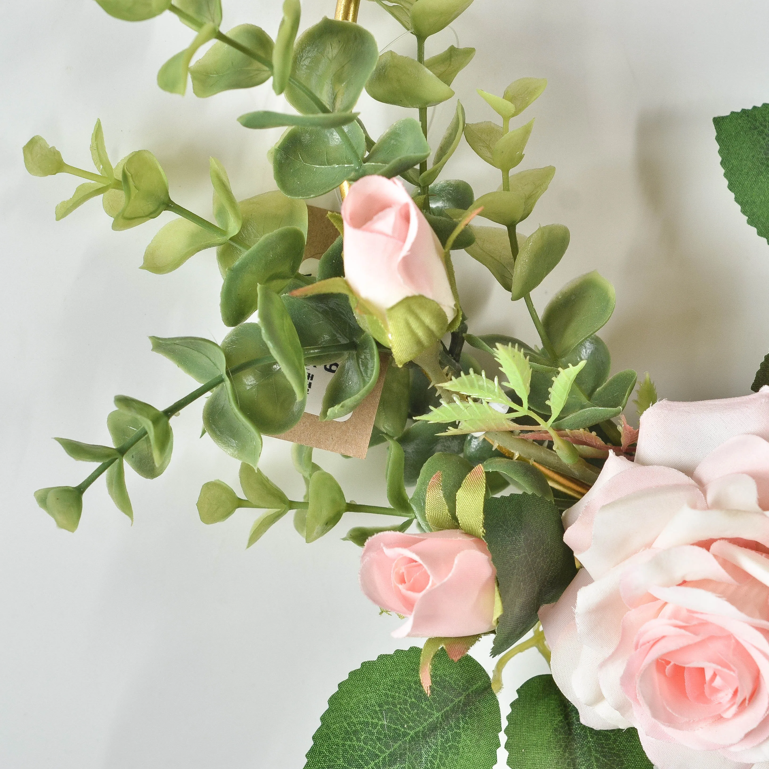 Hot Flower Garlands Creative Tapestry Wreaths Round Golden Geometric Wall Hanging Corridor Decoration Winice New Rose powder