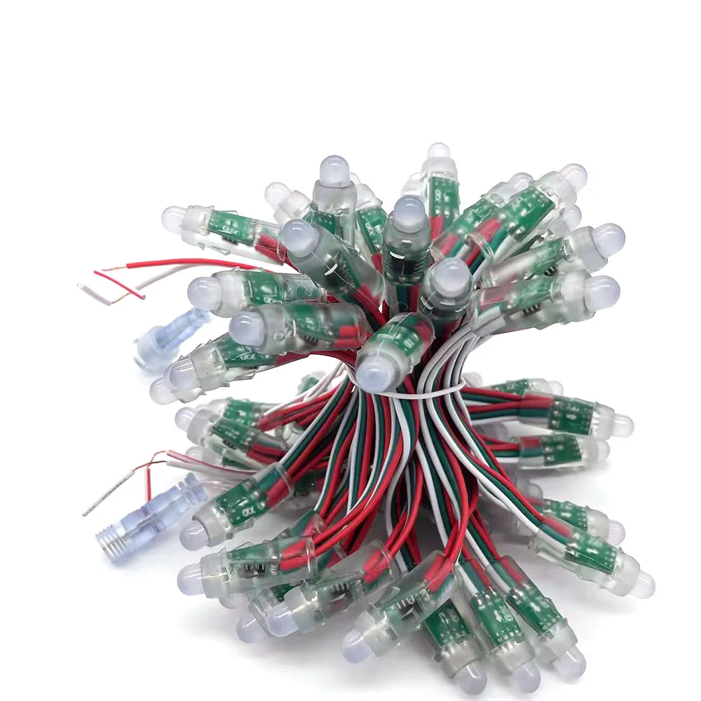 WS2811 Square LED pixel string work brightness Full color easy program LED pixel light