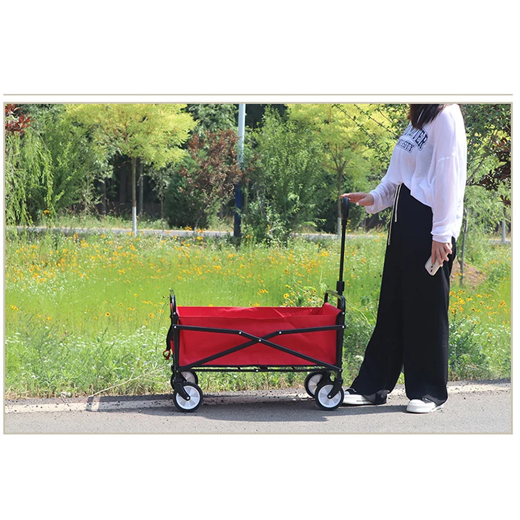 Heavy Duty Multifunction Collapsible Foldable Garden Outdoor Beach Trolley Utility Folding Wagon Camping Cart
