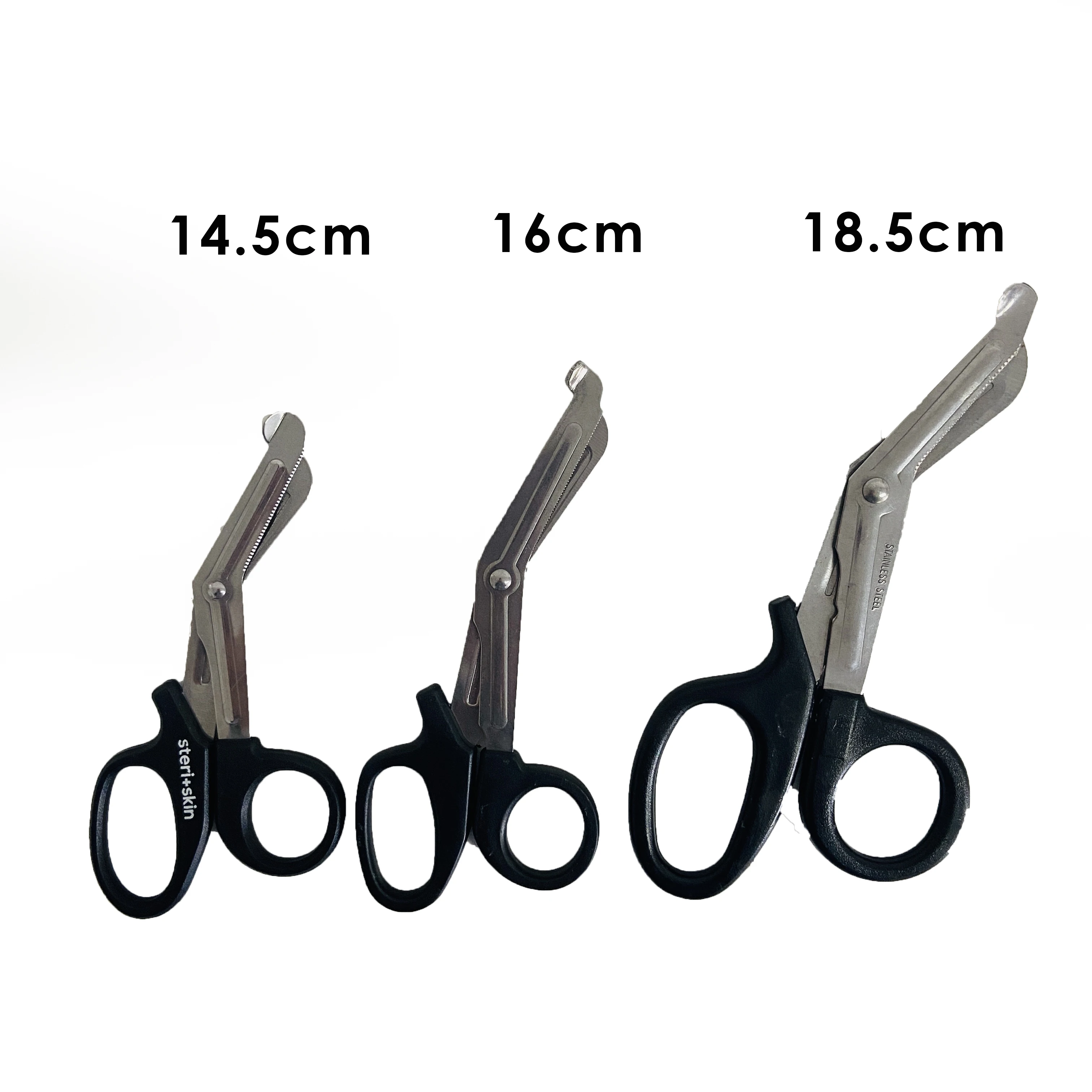 wholesale first aid small size stainless steel bandage scissors high quality trauma shears 14.5 cm