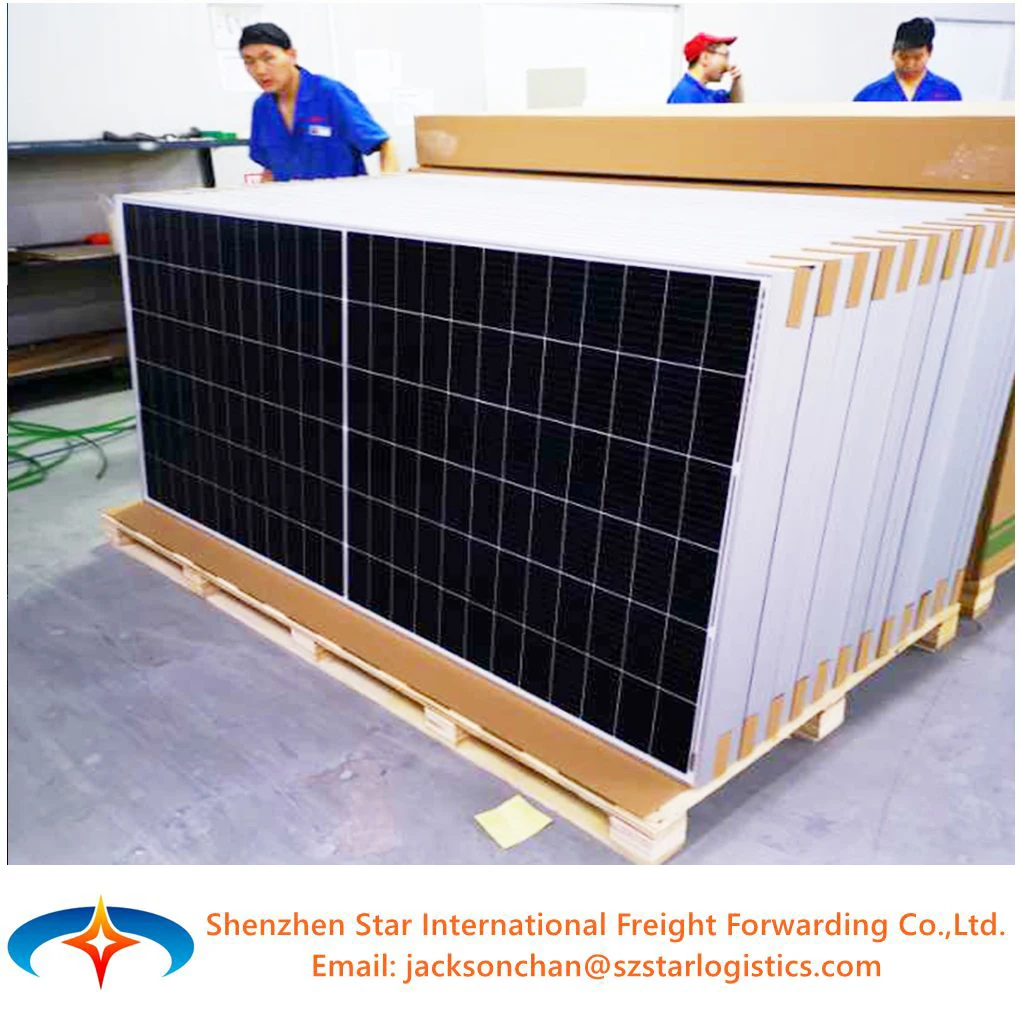 Ali agent professional solar panels shipping from China to Australia India Japan Korea Thailand Malaysia.