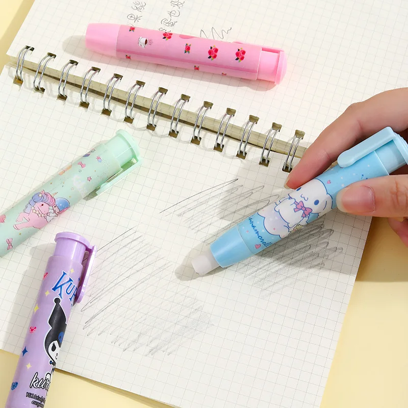 AL  Wholesale creative cartoon My Melody press eraser Cinnamoroll kawaii children School supplies erasers