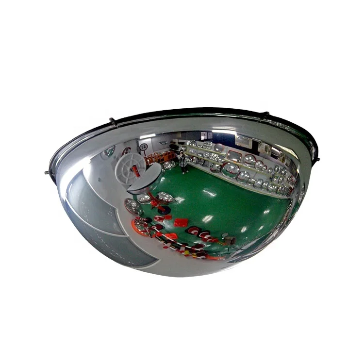 large 2 mm Thickness Acrylic Plastic Security 360  Degree Full Domed Mirror Convex