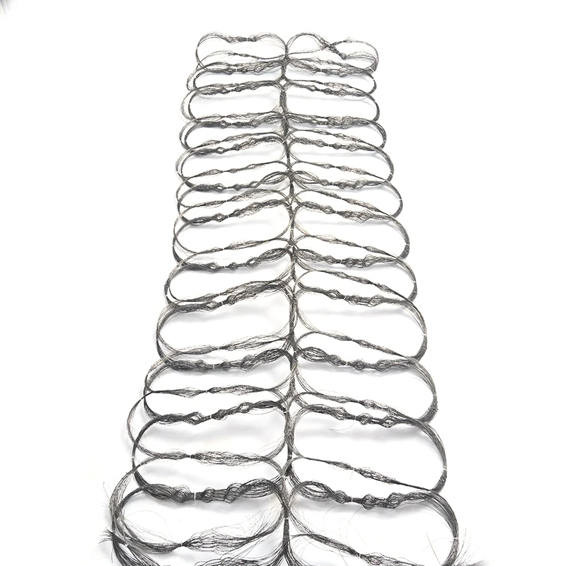 Galvanized Steel Defense Mesh Infrastructure Security Border Fence Warfare Tank Barrier Wire Mesh Tank Tracks Wound Net