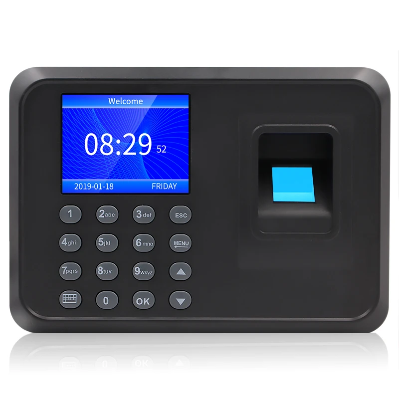 Smart USB Flash Disk Time Clock Fingerprint Attendance Machine for Business Office Factory Staff FO1