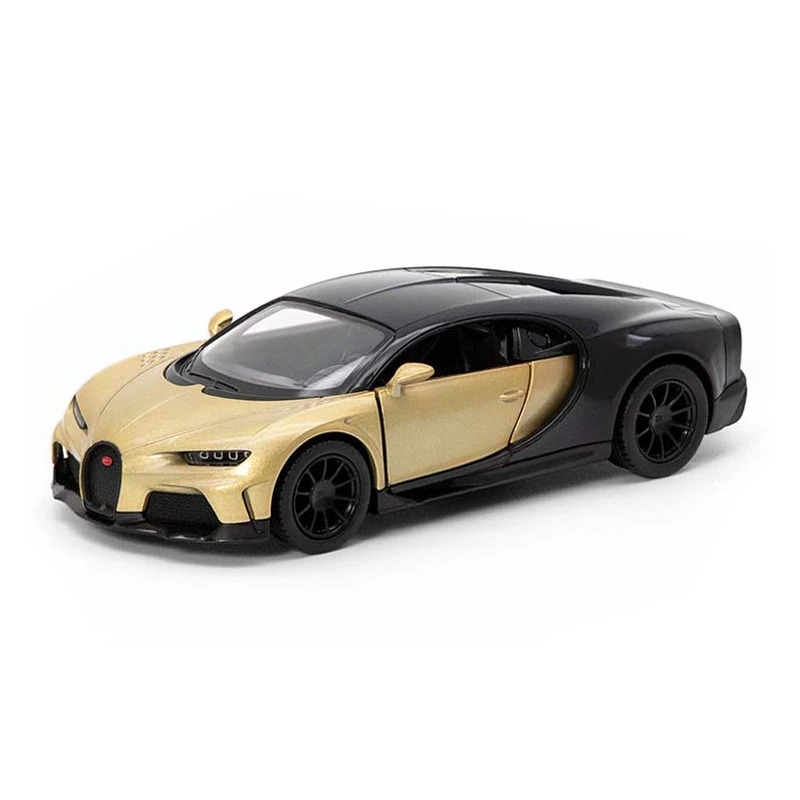 KiNSMART модель игрушечного автомобиля 1:38 Bugatti Chiron Супер Спорт гоночный сплав миниатюрный автомобиль коллекционный подарок для детей мальчика