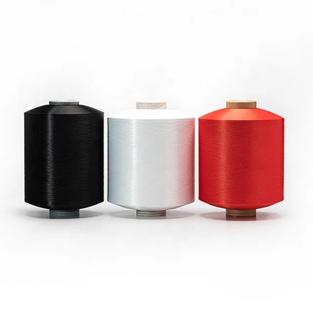 Quality Guaranteed Dty Semi Dull Yarns Knitting Product 300d/96f 75d/36f Dope Dyed Color for circle machine