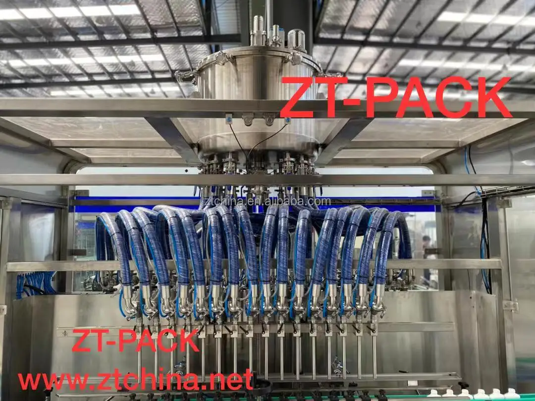 ZT-PACK cbd filler full automatic 6 - 16 heads engine full automatic oil filling machine