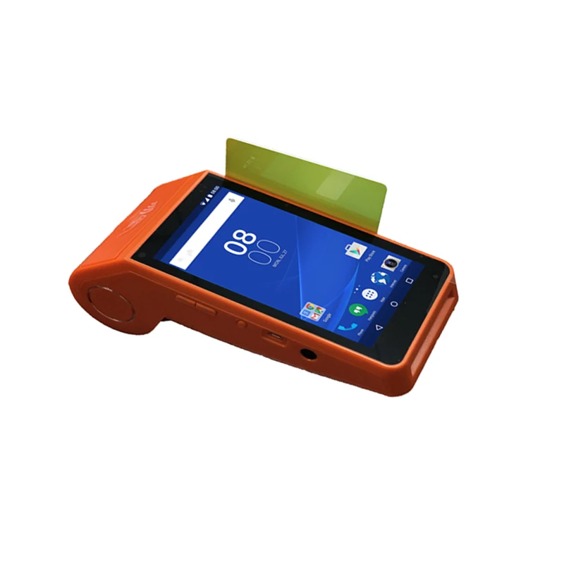 
Mini pos terminal 5 inch android terminal pos support wifi/BT/4G wireless pos terminal T-H001 