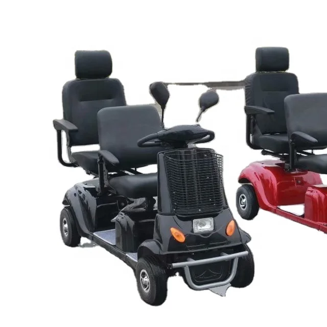 
Europe popular twin double two seat electric mobility scooter for tourist and resorts parks 