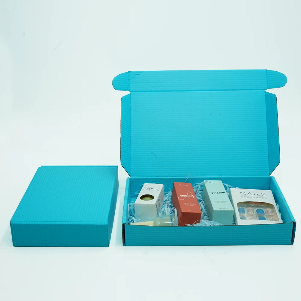 Hat box Manufacturer customized printed mailer box eco friendly shipping paper mailer box packaging with logo