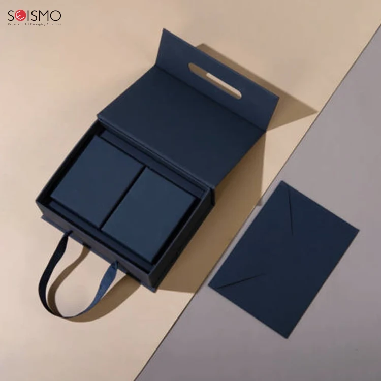 Custom Wholesale Design Rigid Paper Luxury Gemstone Cardboard Jewelry Necklace Packaging Boxes Ring Gift Package With Logo