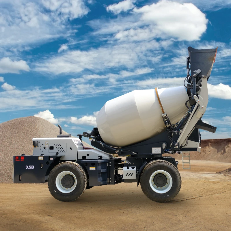 Shanding Official JDY-35C Self Loading Concrete Mixer 3.5m3 Portable Diesel Mini Small Concrete Cement Mixer