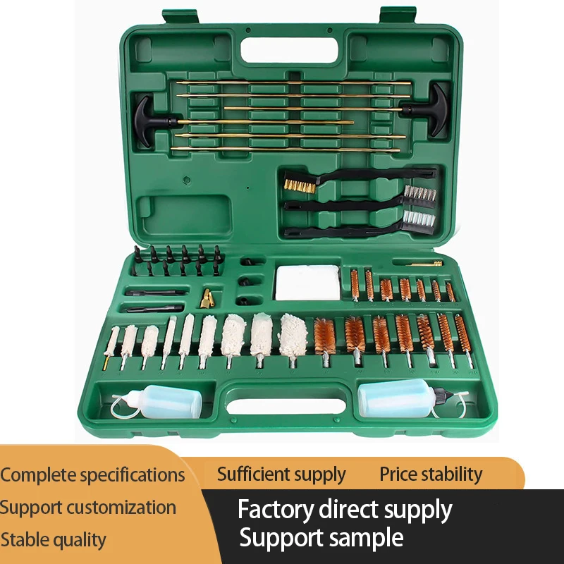 Portable Carrying Case with all Calibers and Cleaning Cloth Universal Portable Gun Cleaning Kit