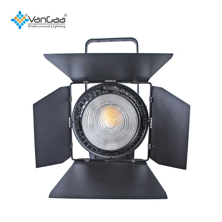 Vangaa 200W Acrylic/Fresnel Lens Is Optional DMX 512 Fresnel Led Track Spot White Stage Light