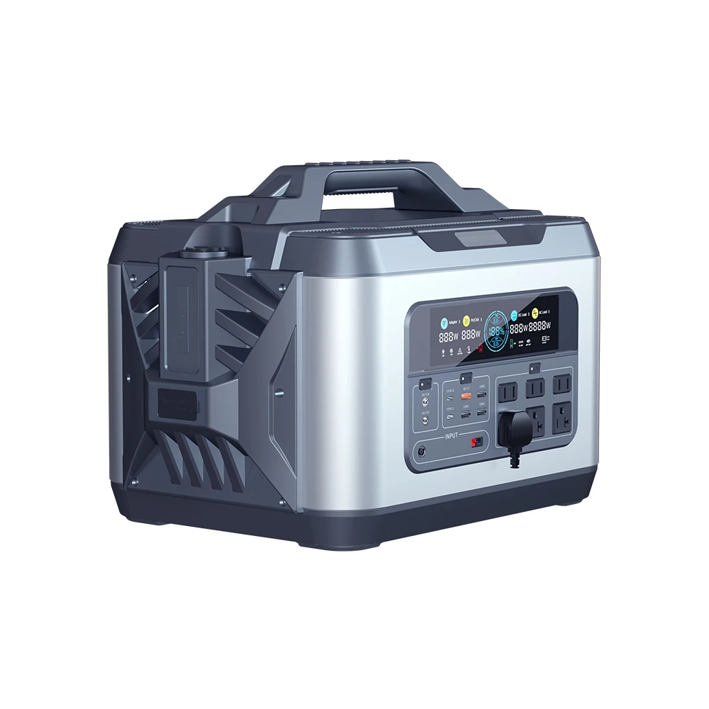 Best Sell Portable Power Station 1200W Emergency Mobile Power Station Multiple Charger Station Power Bank