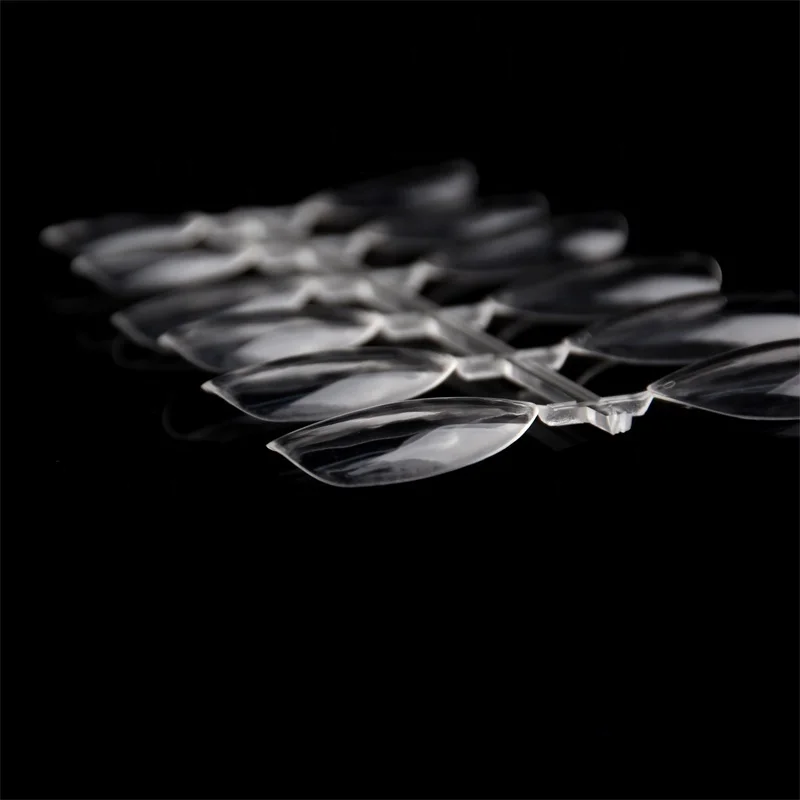 Nadeco Ultra thin  False Nail Tips Soft Gel Nail Tips Medium Almond/Stiletto  Nail Tips