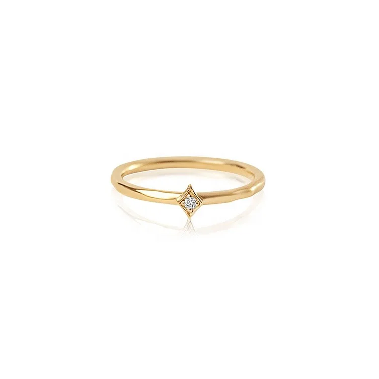  18k Gold Plated 925 Sterling Silver denmark lab diamond