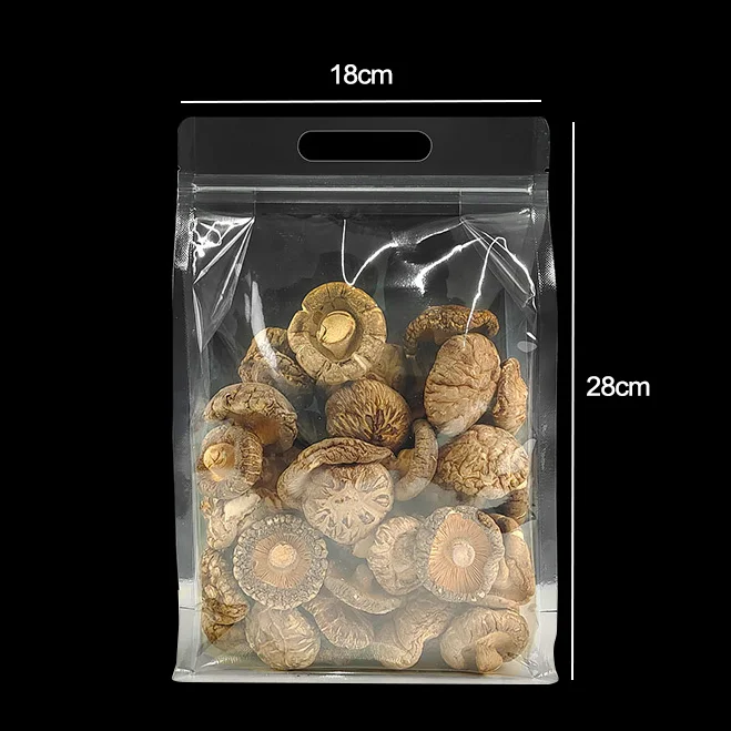 Transparent with Handle Zip Lsnack Pouchckaging Plastic Gravure Printing Food Candy Packaging Candy Bag Security Vacuum Bag