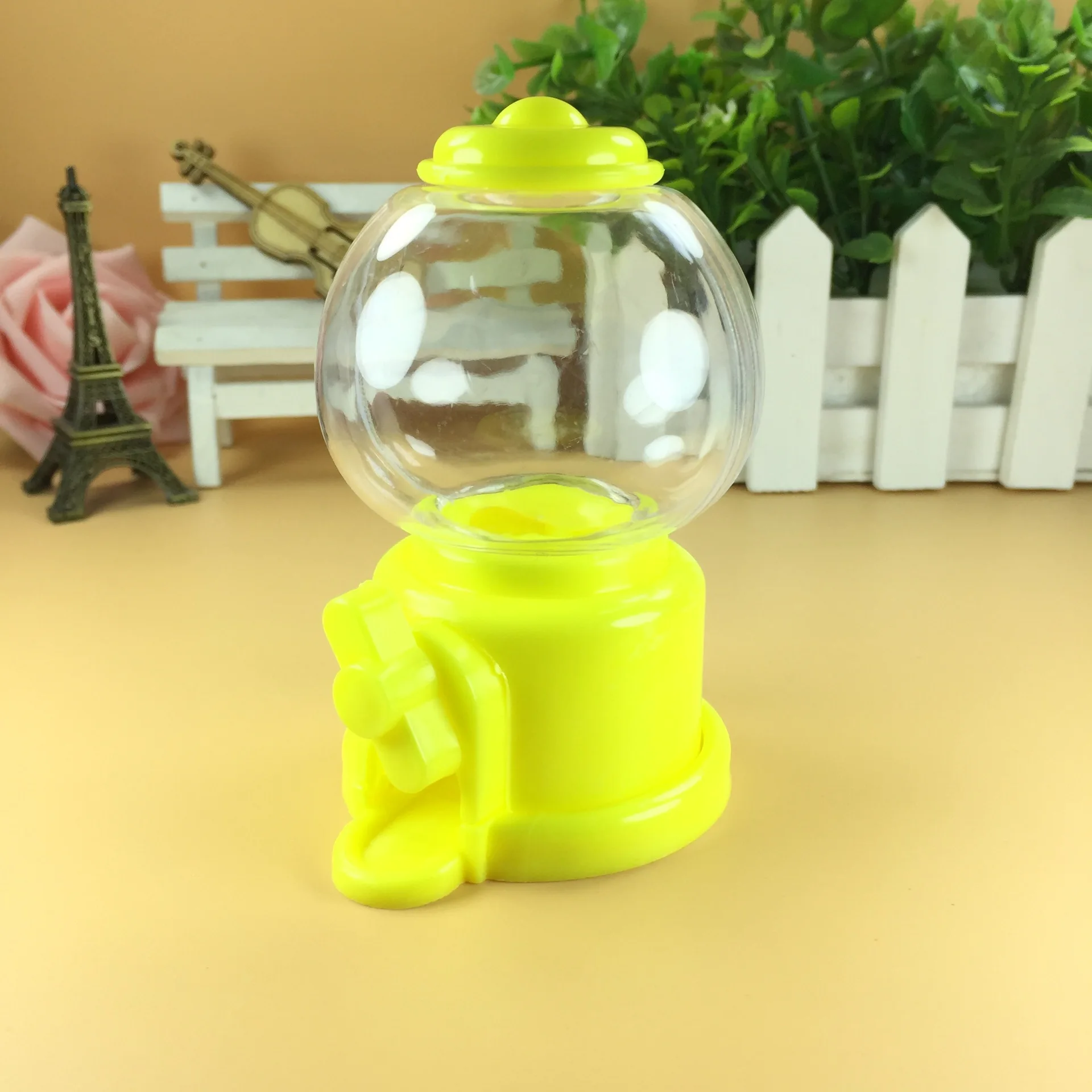 wholesale mini gum ball Egg twisting machine shape candy box baby shower Party Favor gifts package Sugar beans candy box
