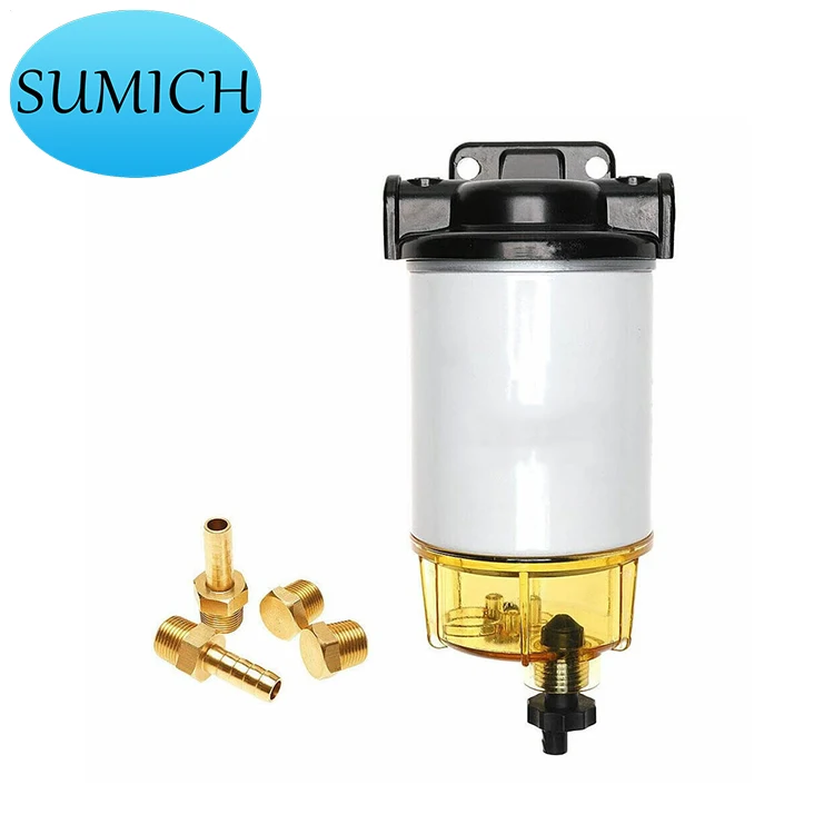 Diesel Fuel Water Separator Filter Assembly For R12t R13p R20t R24p R25p R45s S3240 S3213 R60tp R90p 35-60494-1