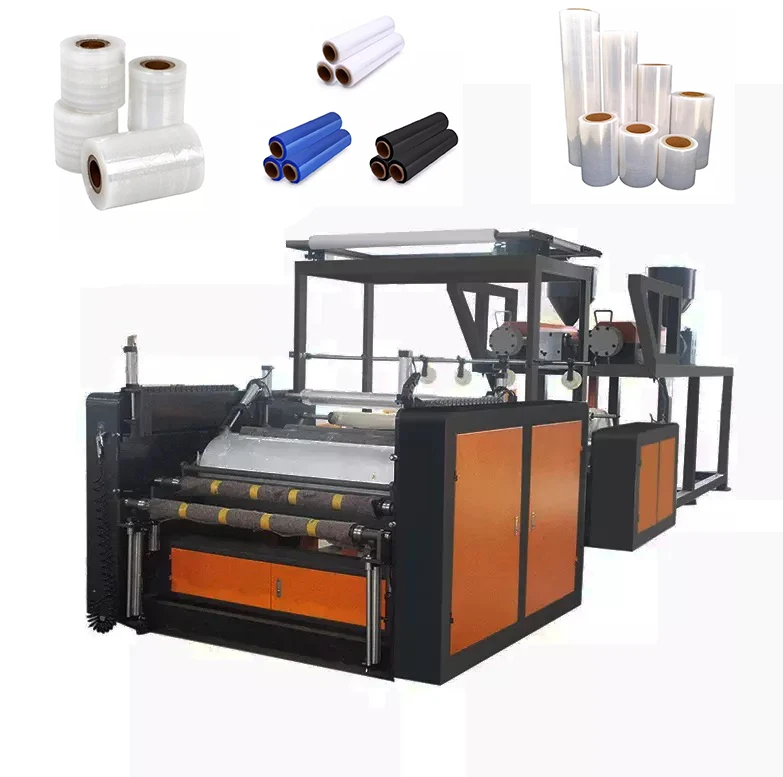 Made in China PE stretch film manufacturer ex factory price Stretch wound film extruder PVC film extruder new