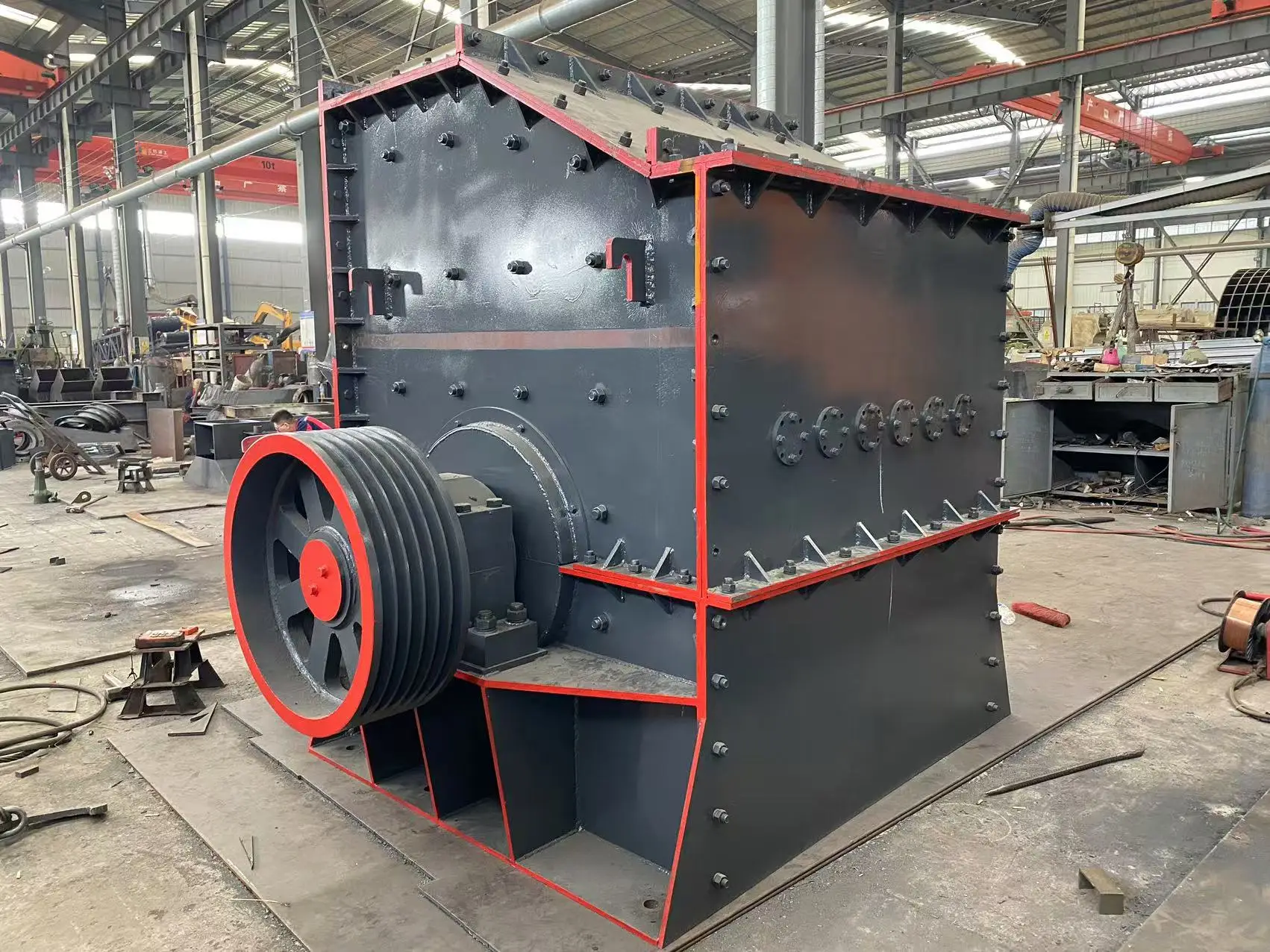 Low cost high capacity box crushers are sold for quarrying rock square box crushers