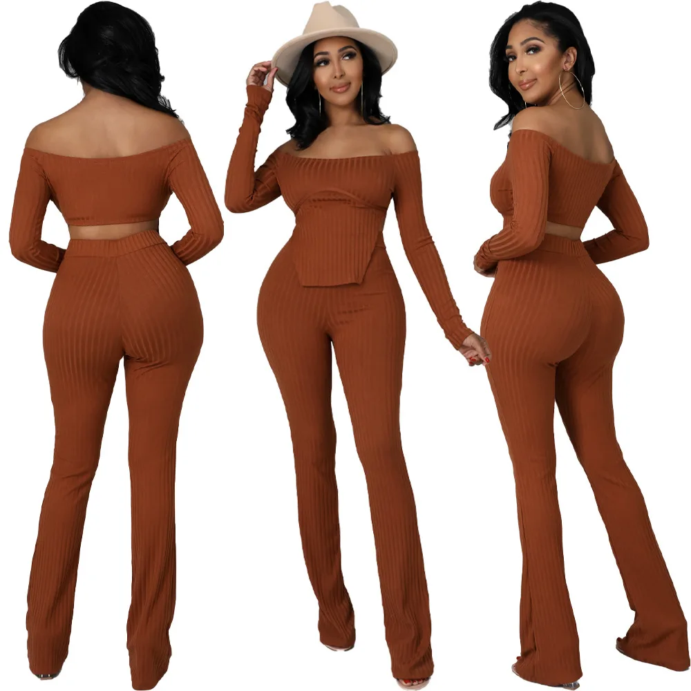 KC Women Sexy 2 Piece Pant Set Clothing Biker Shorts Outfits Wholesale Custom Sweat Suit Jogging 2 Piece Pant Set Outfits