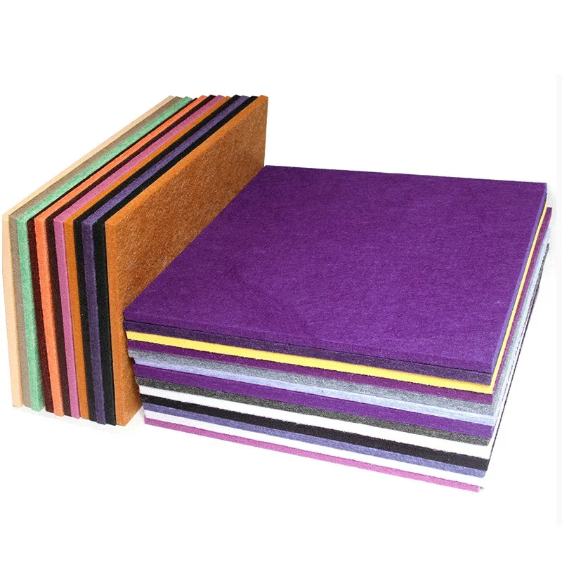 Wholesale color gum felt sound-absorbing board wall paste kindergarten decorative background wall display board