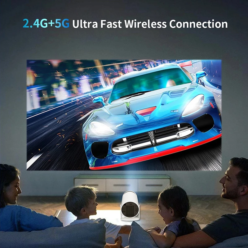 Фабричный HY300 PRO Android 11 720p 4K 160ANSI проектор для домашнего кинотеатра WIFI6 BT5.0 умный видео портативный мини-проектор с двойным Wi-Fi