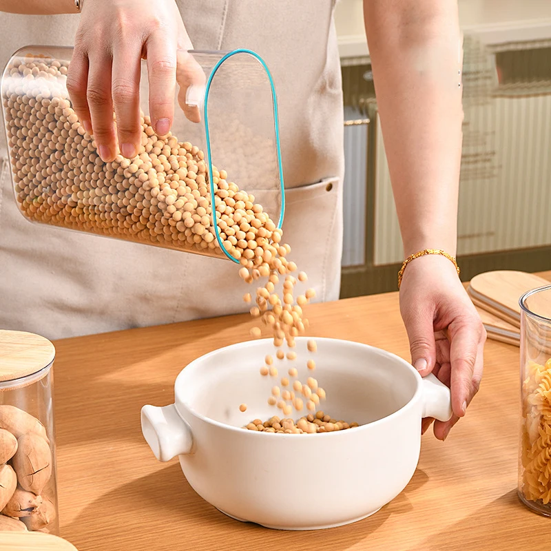 2024 New multigrain storage tank Plastic storage box for dried fruit and tea Sealed grain container