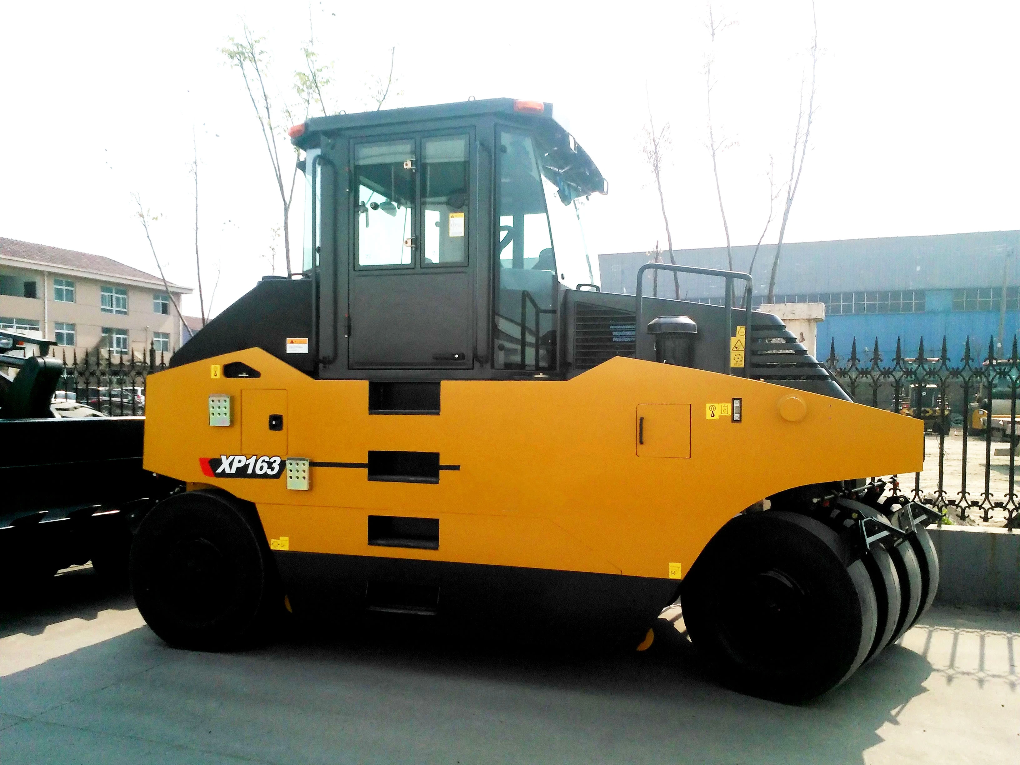 16 ton Hot Sale Road Roller Machine Pneumatic Rubber Tire Road Roller XP163 With CE