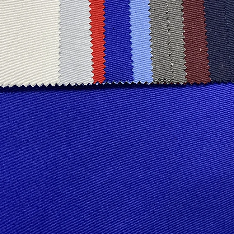 Fashionable Soft Plain 65% Polyester 35% Cotton  Fabric Twill Hospital Uniform Fabric TC Twill Fabric For Workwear