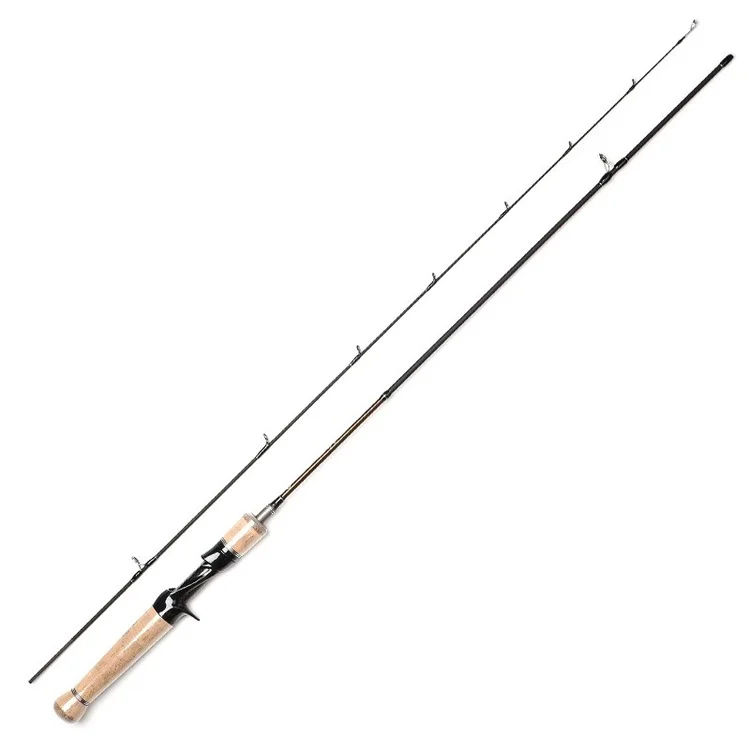 Ultra Light Spinning Fishing Rod Wooden Handle Ultra Light Casting Fishing Rod 1-9g Lure Weight Fast Speed Fishing Pole Stream