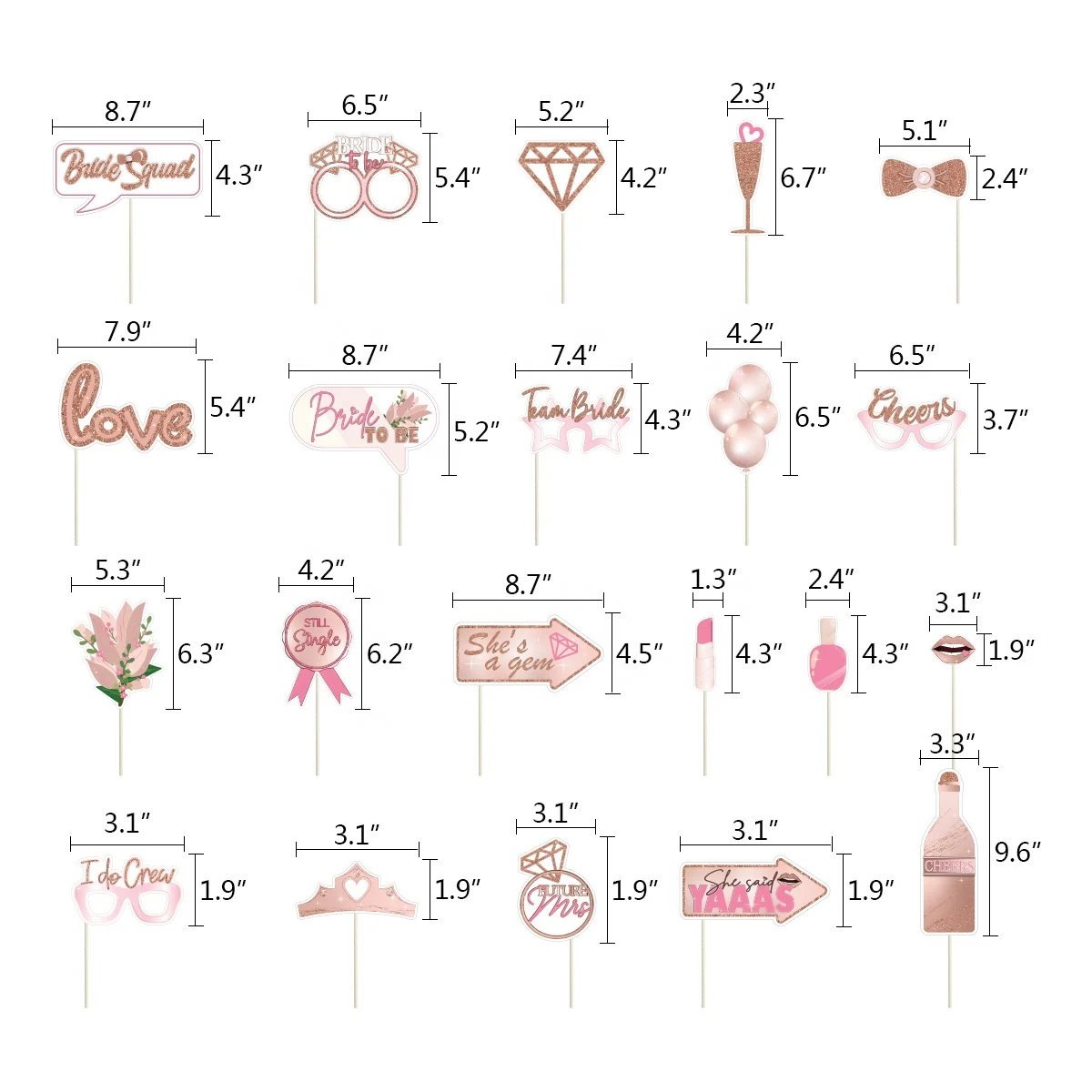 Stone Bachelor Party Supplies Set,Including Bride To Be Banner Photo Props Diamond Ring Balloon For Party Decoration