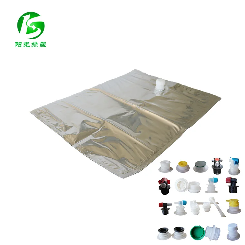 Bib bag in box with valve packaging corrugated box/bag in box 10l
