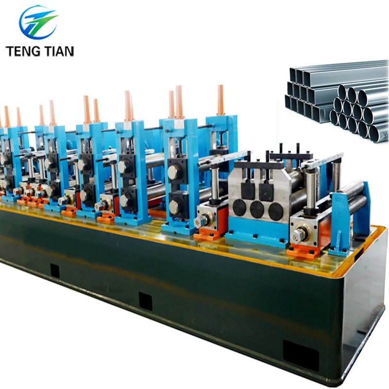 ms pipe making machine for square pipe round pipe tube production line